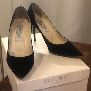 Jimmy Choo Black suede shoes size 36